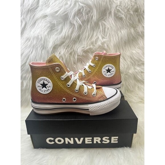 Converse Other - Chuck Taylor All Star EVA Lift Platform Citrus Glitz - Youth 1.5